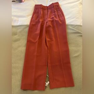 Wilfred Aritzia Terracotta Effortless Pants